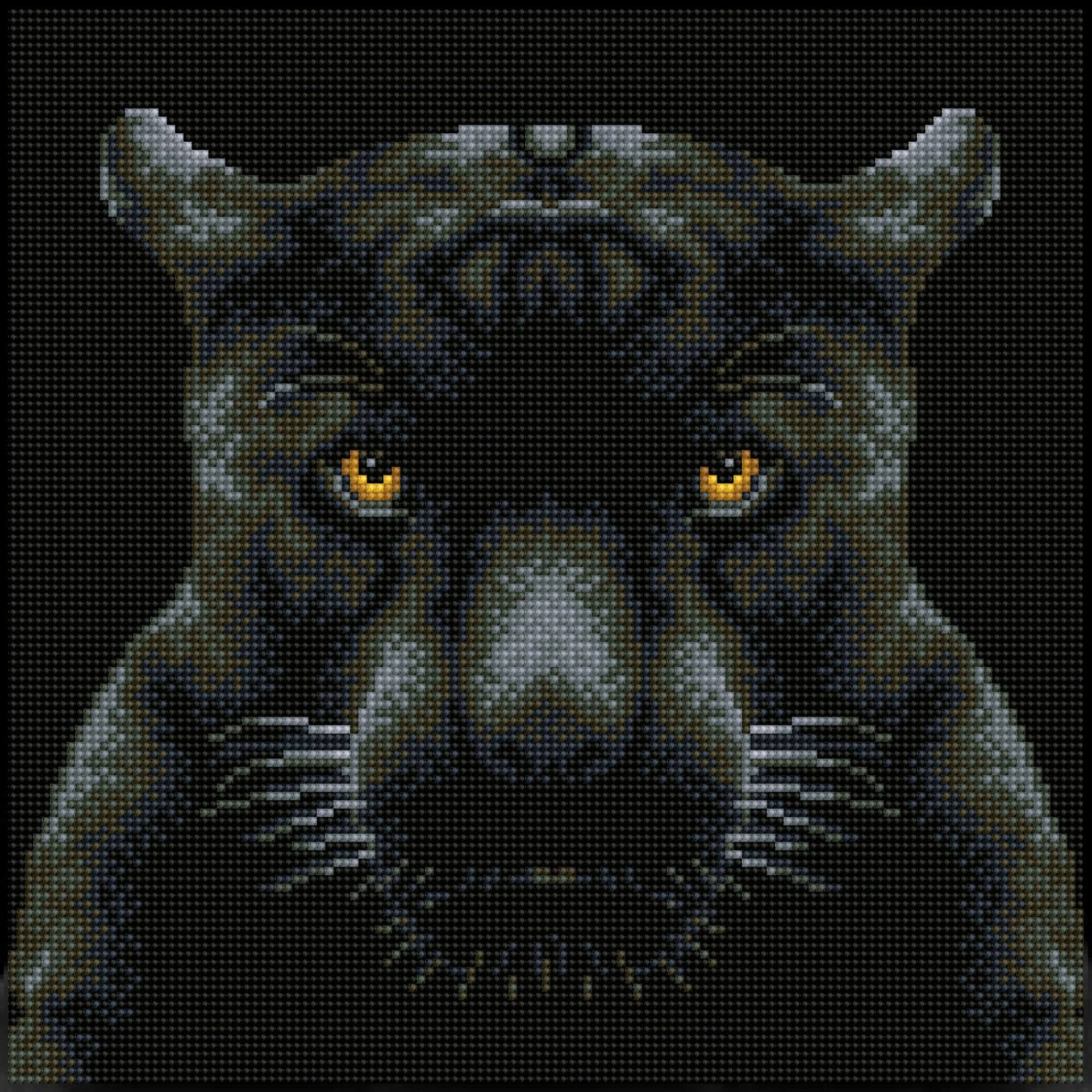 Diamond Dotz® Intermediate If Looks Could Kill Pre-Framed Diamond Painting Kit